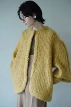 CLANE COLOR MOHAIR SHAGGY CARDIGANのサムネイル