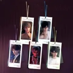 海外限定 【公式　5枚セット】恋と深空　パッケージ入り　特典　しおり