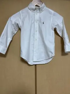 Ralph Lauren ホワイト ポロシャツ 110