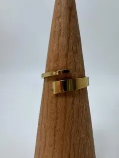 K18ゴールド スリムリング 重ね着け可能1.19g 11号