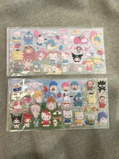 サンリオキャラクターずかんシール 図鑑シール 2枚セット サンリオ