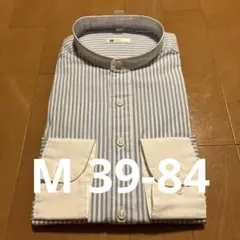 新品【スーツセレクト】【RBC】バンドカラーシャツ M(39-84)