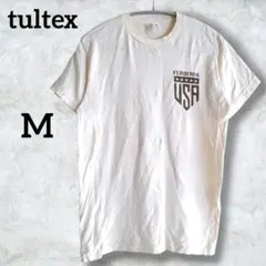 タルテックス アメカジ 半袖Tシャツ M 綿 USA古着 バックプリント 運動のサムネイル