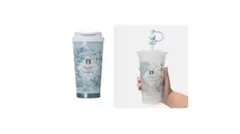 スタバ　ナチュラルブルータンブラー　 カラーチェンジングカップ