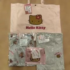 Hello Kitty ルームウェア 4点セット Mサイズ　淡アソートのサムネイル