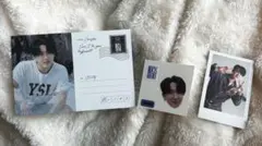 チャンビン　maxident封入カードシール３点セット　straykids
