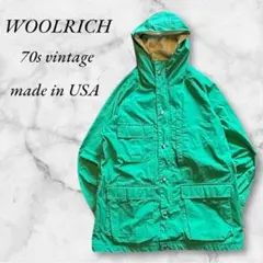 古着70'SWOOLRICH マウンテンパーカー シェルジャケット USA製
