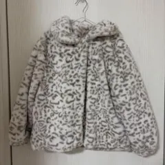 petit main レオパード柄コート