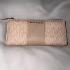 マイケルコース　長財布　ピンク