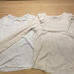H&M 長袖カットソー（長袖Tシャツ） 2枚