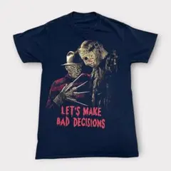 フレディ×ジェイソン ホラーTシャツ S相当 黒