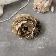 コサージュ 32 入学式 卒業式 ハンドメイド ラナンキュラス