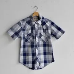 Wrangler RETRO のチェック柄半袖シャツ