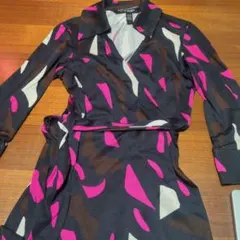 Diane von Furstenberg シルクラップドレス