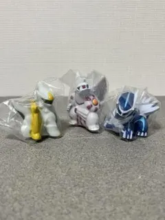 ポケモンキッズ　指人形　アルセウス　ディアルガ　パルキア　新品　セット