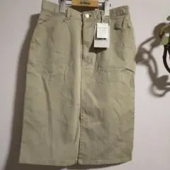 新品ストレッチベージュ タイトスカート サイズ64