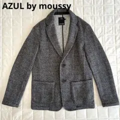 ✨美品✨　AZUL by moussy ヘリンボーン テーラードジャケット Sのサムネイル