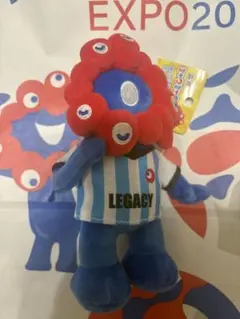 ミャクミャク サッカー日本 レガシー展限定 ボールチェーン 応援 