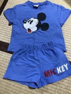 ミッキーTシャツ ショートパンツ セット S 100センチ