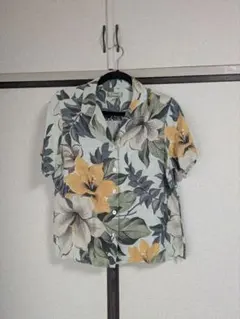 Tommy Bahama シルク100% アロハ半袖シャツ 花柄 Mのサムネイル