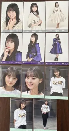 乃木坂46 遠藤さくら 楽曲生写真3コンプ11枚セット