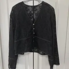 journal standard レースブラウス ブラックのサムネイル