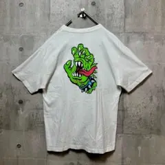 サンタクルーズ プリントTシャツ スケーター ビッグロゴ　XLスクリームハンド