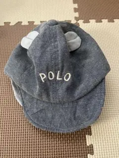 POLO Baby 耳付きキャップ ベビー帽子 42cm