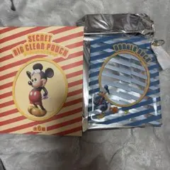 ディズニー　シークレットクリアポーチ　ドナルドダック