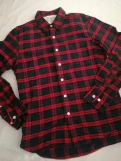 無印良品　メンズ　チェック柄　フランネルシャツ　Ｓサイズ