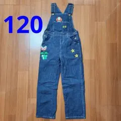 スーパーマリオ デニムオーバーオール 120cm
