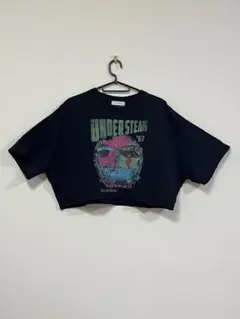 PAGEBOYクロップドTシャツ ブラック