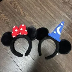 ミッキーとミニーのカチューシャセット