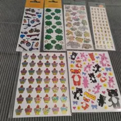 キラキラシール＆ペタペタシール　おまとめ