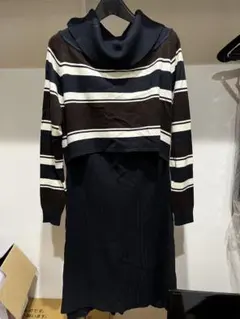 マタニティ ニット ワンピース