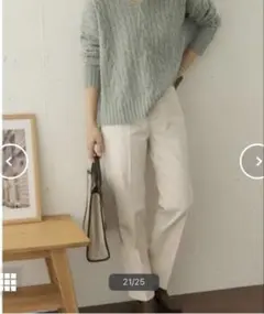 アーバンリサーチ　ハイライズデニムパンツ　38 ナチュラル