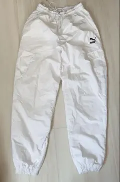 PUMA カーゴパンツ スウェット ポケット付き ホワイト 白 XS