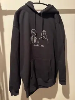 Creepy Nuts RAPSTAR フード付きスウェットパーカー 黒