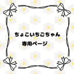 ちょこいちごちゃん 専用ページ