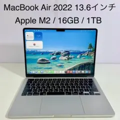 2026年最新】macbook air m2 16gb 1tbの人気アイテム - メルカリ