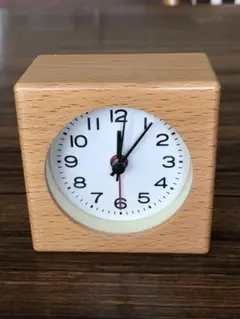 無印良品　ブナ材　時計　アラーム　北欧　ナチュラル￼