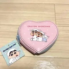 クレヨンしんちゃん　ハート　ポーチ　コインケース