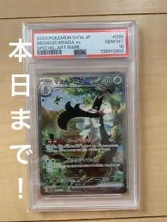psa10】マスカーニャex SAR SV1a トリプレットビート - メルカリ