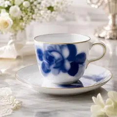 大倉陶園OKURA CHINA 花瓶 ブルーローズ 15㎝ - メルカリ