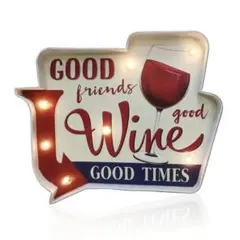 Newネオン祭セール 在庫限りワイン LEDレトロネオンサイン アメリカン雑貨i