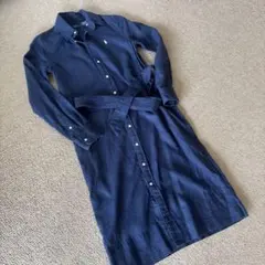 新品同様　Polo by Ralph Lauren デニムロングシャツワンピ