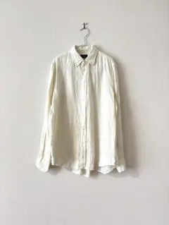 MOTOR NEW VINTAGE フレンチリネンシャツ L MOTO 本池秀夫 - メルカリ
