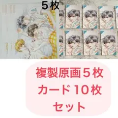 花ざかりの君たちへ　中条比紗也　カード　複製原画　セット
