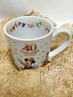 東京ディズニーランド 40周年 マグカップ ミッキー ミニー 記念 新品未使用