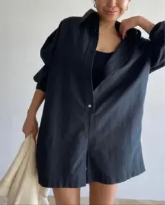 searoomlynn oxfordシャツロンパースのサムネイル